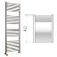 Immagine di LISA 22 TERMOARREDO L.550 MM H.700 MM INTERASSE 500 MM CROMATO CORDIVARI