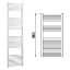 Immagine di LISA 25 TERMOARREDO L.600 MM H.980 MM INTERASSE 550 MM BIANCO RAL 9010 CORDIVARI