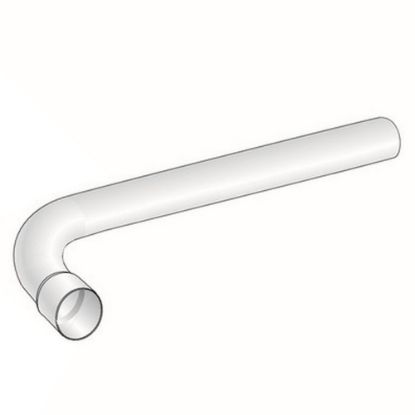 Immagine di TUBO CON CURVA Ø 35 MM 1 BICCHIERE 1 MT FONDITAL