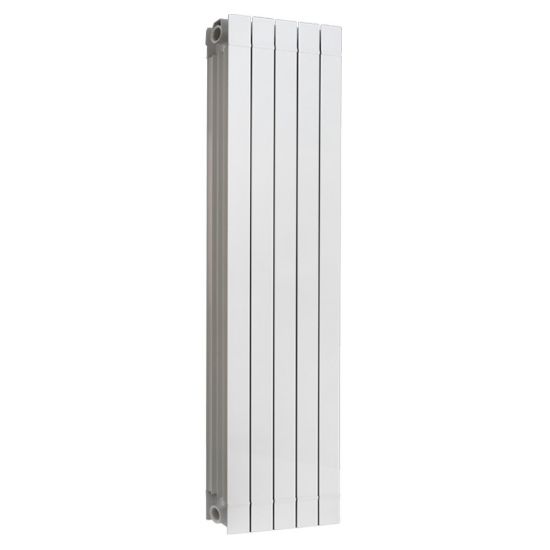 Immagine di BATTERIA 5 ELEMENTI ALLUMINIO ESTRUSO GARDA S90 INT.1800 MM SP.90 MM BIANCO FONDITAL