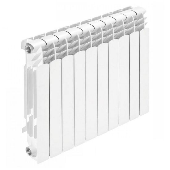 Immagine di BATTERIA 10 ELEMENTI IN ALLUMINIO PROTEO INT.700 MM SP.100 MM FERROLI