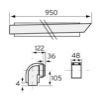 Immagine di COLLETTORE ORIZZONTALE Ø 100/60 MM COASSIALE STANDARD PER SCALDACQUA VAILLANT