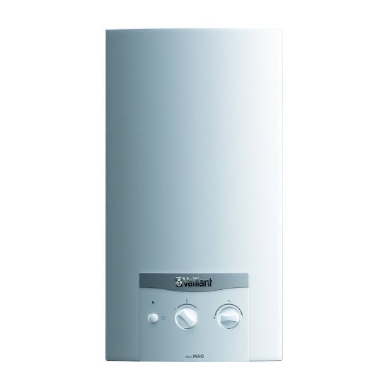 Immagine di SCALDACQUA A GAS ATMOMAG LOW NOX 144/1 BATTERIA MET. CAMERA APERTA VAILLANT