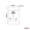 Immagine di COMANDO REMOTO STANDARD MC-601 PER SCALDABAGNO INFINITY RINNAI