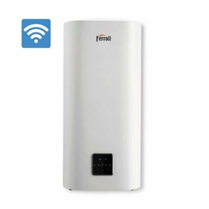 Immagine di SCALDACQUA ELETTRICO TITANO TWIN 80 VERSATILE A DOPPIO SERBATOIO WI-FI 80 LT (5 ANNI) FERROLI