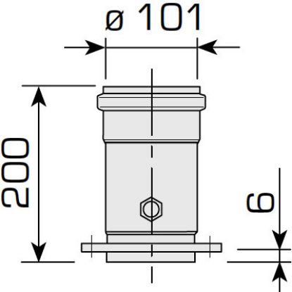 Immagine di RACC.VERTICALE 60/100 PER CALDAIA UNIQA SIME