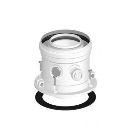 Immagine di RACCORDO COASSIALE VERTICALE Ø 60/100 PER CALDAIA (BLUEHELIX TECH RRT C - THETA - KALIS) FERROLI