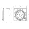Immagine di OROLOGIO GIORNALIERO TS10 230V CEWAL