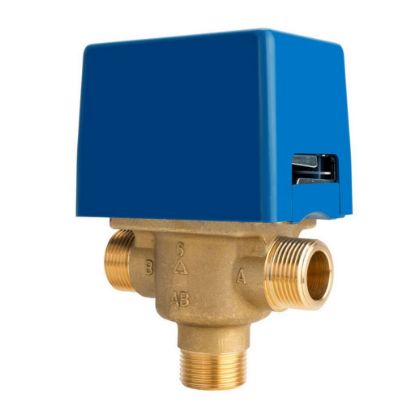 Immagine di VALVOLA E MOTORE 230 VOLT3 VIE 1/2" CON RITORNO CON MICRO AUSILIARIO MUT MECCANICA