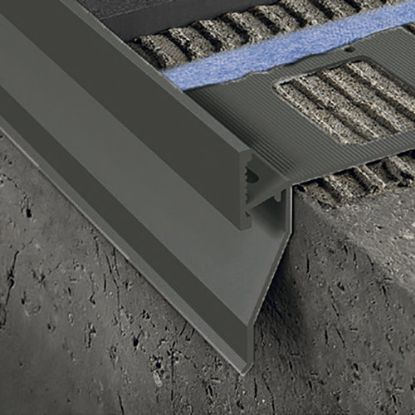 Immagine di PROFILO A T +GOCCIOLATOIO ANTRACITE ALTEZZA 10 MM LUNGHEZZA 2700 MM