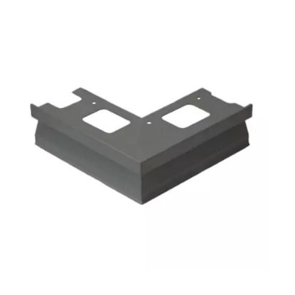 Immagine di ANGOLO ESTERNO PROFILO T+GOCCIOLATOIO ANTRACITE ALTEZZA 10 MM