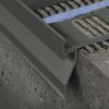 Immagine di ANGOLO ESTERNO PROFILO T + GOCCIOLATOIO ANTRACITE ALTEZZA 10 MM