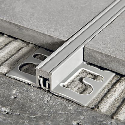 Immagine di GIUNTO DILATAZIONE PVC ALTEZZA 8 MM GRIGIO L. 2,50 MT