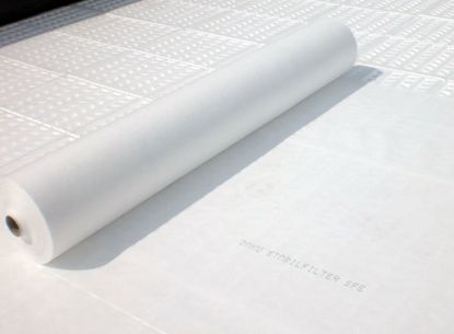 Immagine di TESSUTO NON TESSUTO IN POLIESTERE SPESSORE 1,1 MM ALTEZZA 1 MT ROTOLO DA 50 MQ