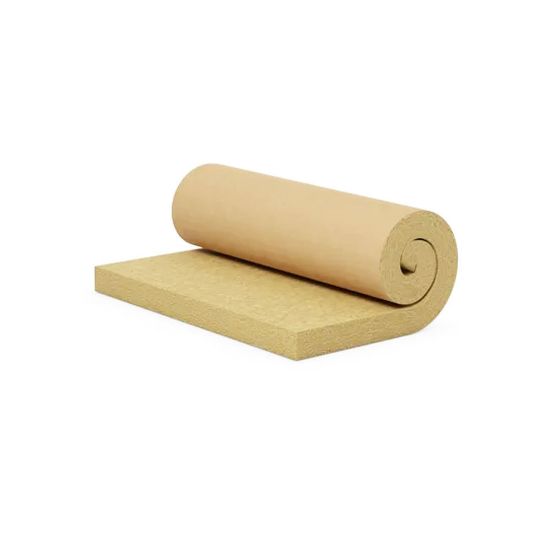 Immagine di FELTRO IN LANA DI ROCCIA ROULROCK KRAFT 121 SPESSORE 60 MM ROTOLO DA 9,60 MQ ROCKWOOL