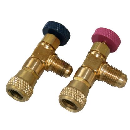 Immagine di VALVOLA DI CHIUSURA A SQUADRO 1/4 PER GAS R407C/R22