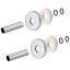 Immagine di KIT COPRITUBO MINIMALISTA L.160 MM FORO Ø 18 MM CROMO POLETTI