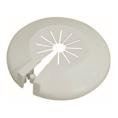 Immagine di ROSETTA PVC UNIVERSALE FORO Ø 10-20 MM BIANCA