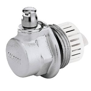 Immagine di TAPPO PER RADIATORI CON VALVOLA DI SFOGO ARIA ATTACCO 1" SX CALEFFI