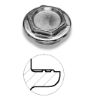 Immagine di TAPPO FORATO Ø 57 MM ZINCATO 1-1/4x3/8-DX