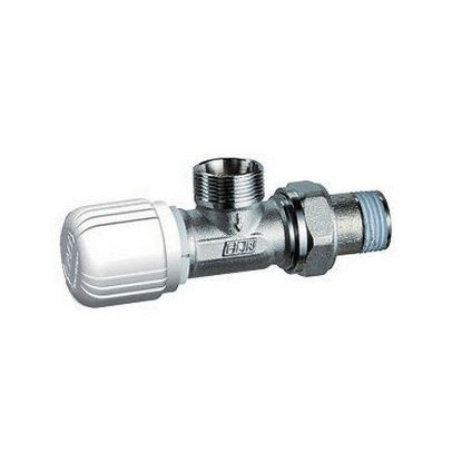Immagine di VALVOLA TERMOSTATIZZABILE A COMANDO ORIZZONTALE FAR SQUADRO 1/2" RAME/MULTI