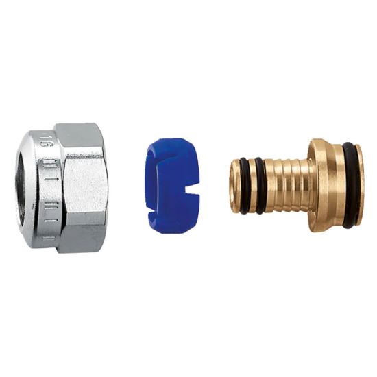 Immagine di RACCORDO MECCANICO PER MULTISTRATO Ø 16X2 CROMO CALEFFI