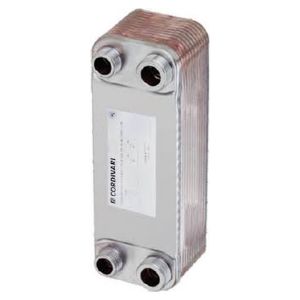 Immagine di SLB 15 SCAMBIATORE SALDOBRASATO 20 PIASTRE INOX USCITE 3/4 (KW20 ACQUA CALDA SANITARIA)
