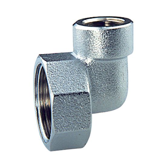 Immagine di RACCORDO TERMINALE A SQUADRA CROMATO Ø 3/4" X 3/8" FEMMINA FAR