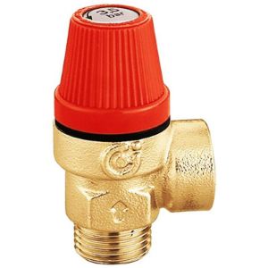 Immagine di VALVOLA SICUREZZA MASCHIO Ø 1/2" 3 BAR CALEFFI