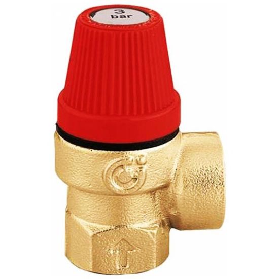 Immagine di VALVOLA SICUREZZA FEMMINA Ø 1/2" 2,5 BAR CALEFFI