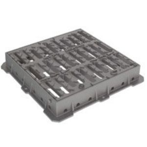 Immagine di GRIGLIA GHISA CM 40X40 CLASSE C250 PER POZZETTO 30X30 CM