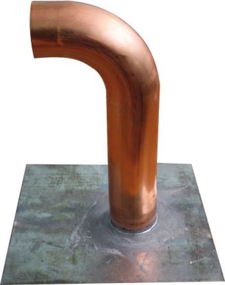 Immagine di BOCCHETTONE PIOMBO DIAMETRO 100 MM CURVO/LUNGO