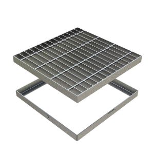 Immagine di GRIGLIA ZINCATA CON TELAIO 33X33X3 CM