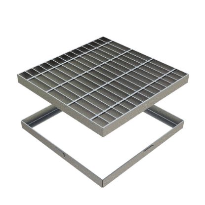 Immagine di GRIGLIA ZINCATA CON TELAIO 33x33x3 CM