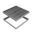 Immagine di GRIGLIA ZINCATA CON TELAIO 33x33x3 CM