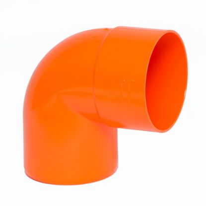 Immagine di CURVA ROSSA A90 DIAMETRO 63 MM