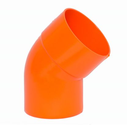 Immagine di CURVA ROSSA A45 DIAMETRO 63 MM