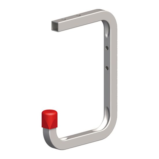 Immagine di GANCIO PER PARETI E SOFFITTO ACCIAIO ZINCATO 115x160x100 MM PORTATA MAX KG 30 COMBINABILE CON PROFILO COAXIS