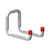 Immagine di GANCIO DOPPIO ACCIAIO ZINCATO 173x120x98 MM PORTATA 20 KG COMBINABILE CON PROFILO COAXIS