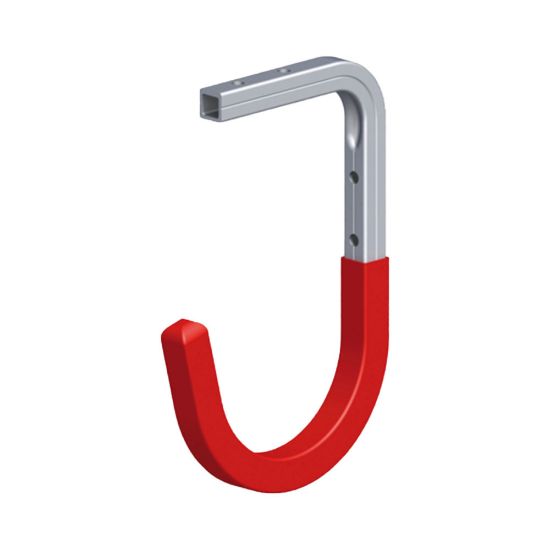 Immagine di GANCIO PER PARETE E SOFFITTO ROSSO 100X365 MM COMBINABI LE CON PROFILO COAXIS