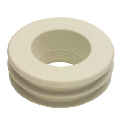 Immagine di MORSETTO WC RETROVASO IN GOMMA BIANCA Ø 55/30 MM