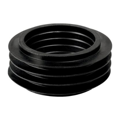 Immagine di MORSETTO WC RETROVASO IN GOMMA NERA Ø 60X40-44 MM PER VASO GEBERIT