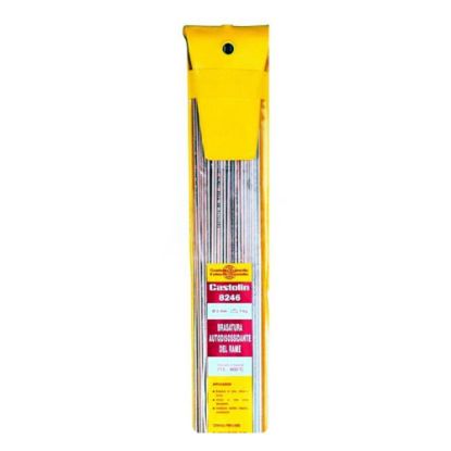 Immagine di BACCHETTE NUDA PER BRASATURA DIAMETRO 2 MM AUTODISOSSIDANTE SCATOLA DA 1 KG CASTOLIN RB 8246