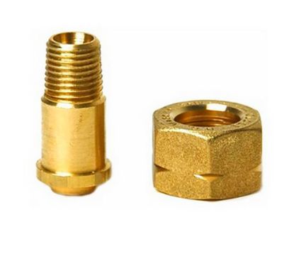 Immagine di RACCORDO Ø 1/4"M CON DADO Ø 1/2"F.SX