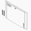 Immagine di K2 PLACCA 135x90 MM CROMO B01 TECO