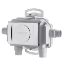 Immagine di KIT VALVOLA GASLOCK 3/4"MMUSCITE SIA LATERALI CHE INFERIORI CON SPORTELLO CROMO F.I.V.