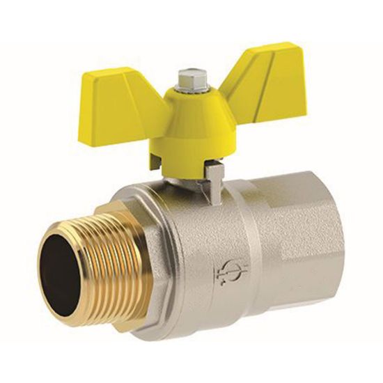 Immagine di VALVOLA A SFERA Ø 1" MF GAS FARFALLA