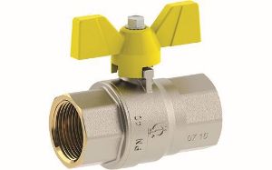 Immagine di VALVOLA A SFERA Ø 3/4" FF GAS FARFALLA