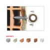 Immagine di COLLARE LEGGERO CON TASSELLO TROPICAL Ø 18 MM ZINCATO