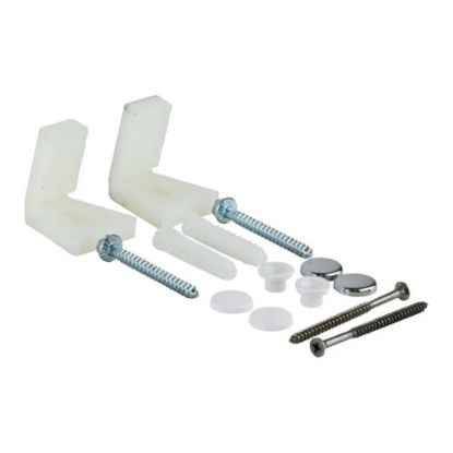 Immagine di KIT DI FISSAGGIO PER WC E BIDET LATERALI IN PVC GLOBO